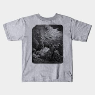 The Angel Appearing to Balaam - Gustave Doré, La Grande Bible de Tours, Aesthetic, Gothic, Metal Kids T-Shirt